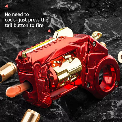 Metal Fidget Toy – Nano-Fission Alloy Multi-Fun Launcher with Eject, Spin & Relieve