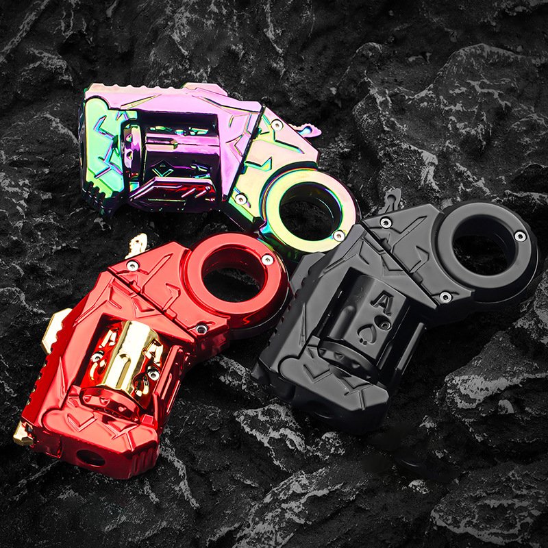 Metal Fidget Toy – Nano-Fission Alloy Multi-Fun Launcher with Eject, Spin & Relieve