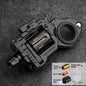 Metal Fidget Toy – Pocket Flash Alloy Revolver Gun with LED Light EDC with Soft Darts