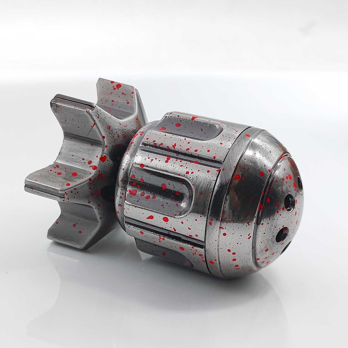 Metal Fidget Toy – RocketDice Rotating Dice Set with Zinc Alloy Bullet-Inspired EDC