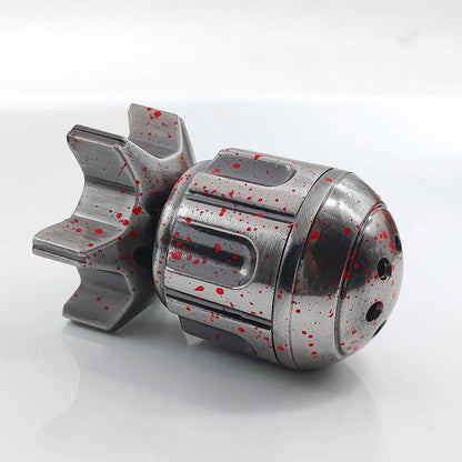 Metal Fidget Toy – RocketDice Rotating Dice Set with Zinc Alloy Bullet-Inspired EDC