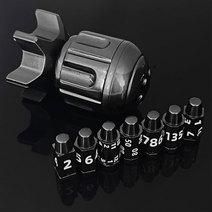 Metal Fidget Toy – RocketDice Rotating Dice Set with Zinc Alloy Bullet-Inspired EDC