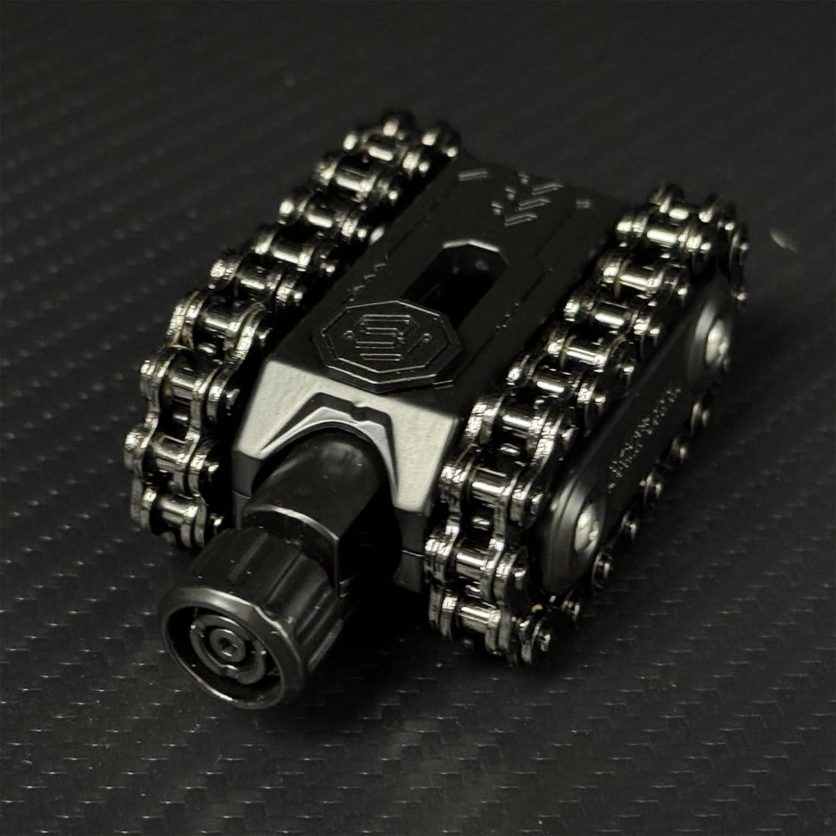 Metal Fidget Toy – Sphere Tank Roller Design Alloy Rotating Mechanism Stress Relief EDC
