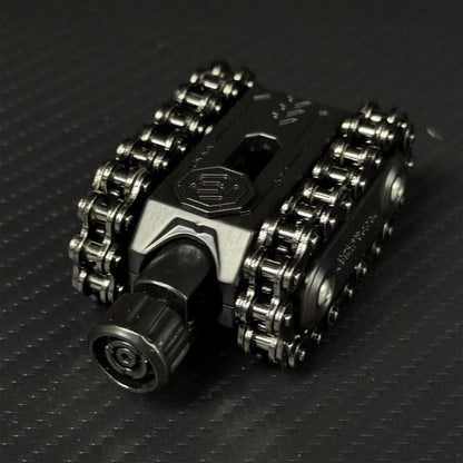 Metal Fidget Toy – Sphere Tank Roller Design Alloy Rotating Mechanism Stress Relief EDC