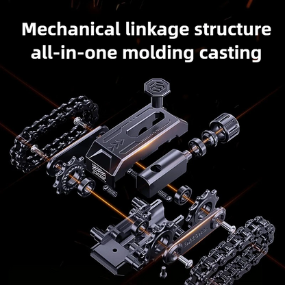 Metal Fidget Toy – Sphere Tank Roller Design Alloy Rotating Mechanism Stress Relief EDC