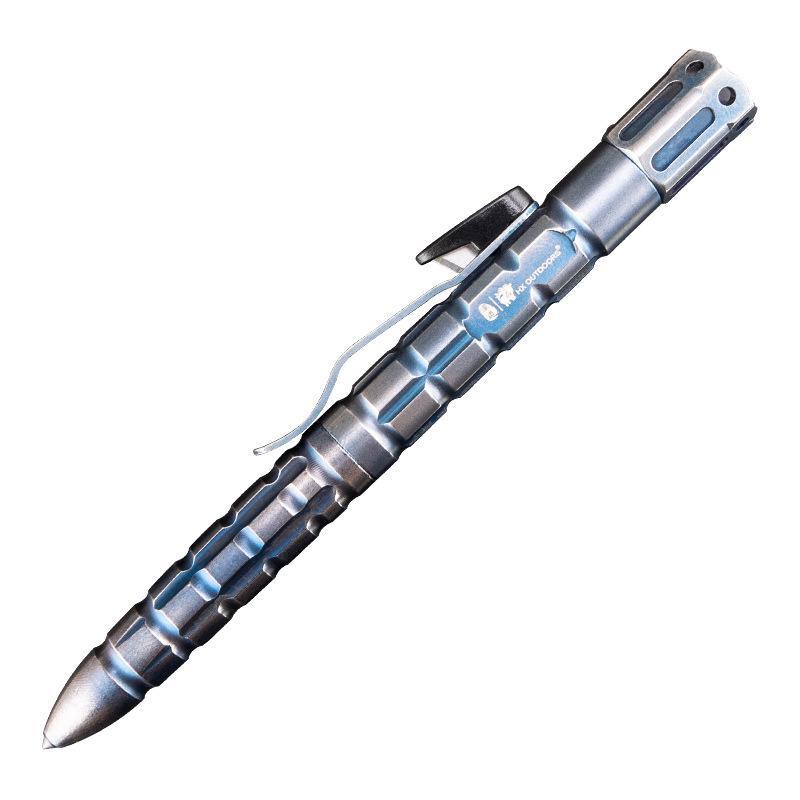 Metal Kubotan – Samurai Armor Tactical Pen Flashlight with Multi-Function EDC Tool