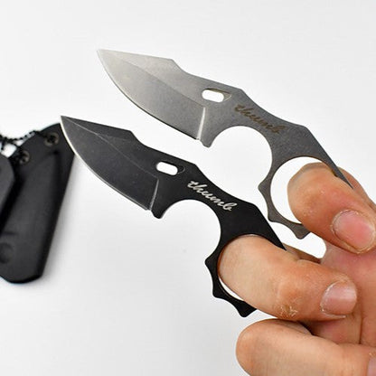 Neck Knife – THUMB Mini Fixed Blade with Skeleton Design EDC with Sheath