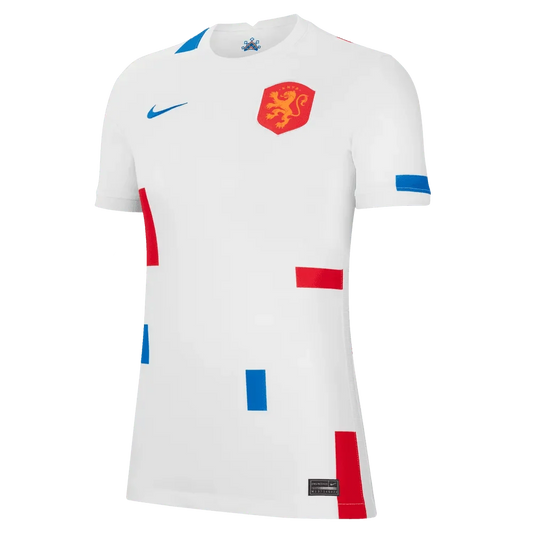 Nike Netherlands Women's EC22 Away Jersey - White-Soar