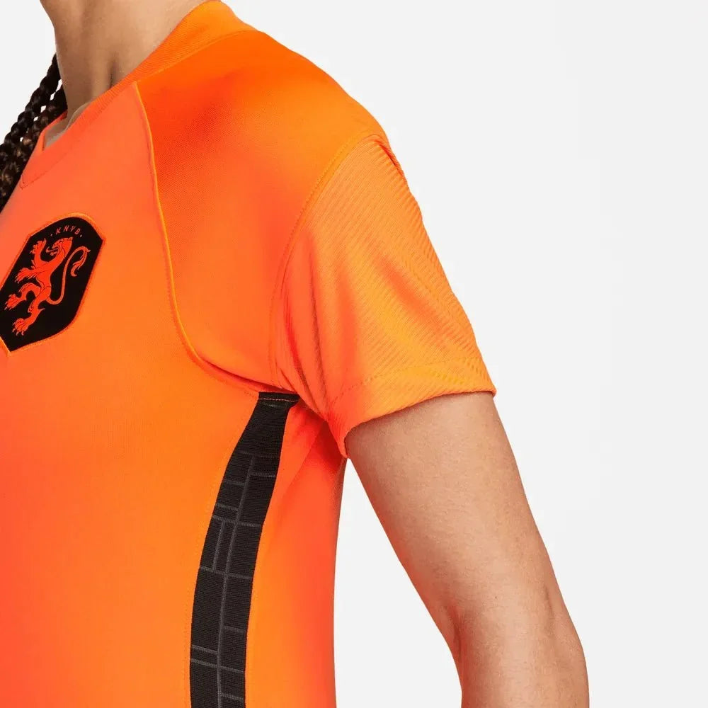 Nike Netherlands Women's EC22 Home Jersey - Total Orange-Black