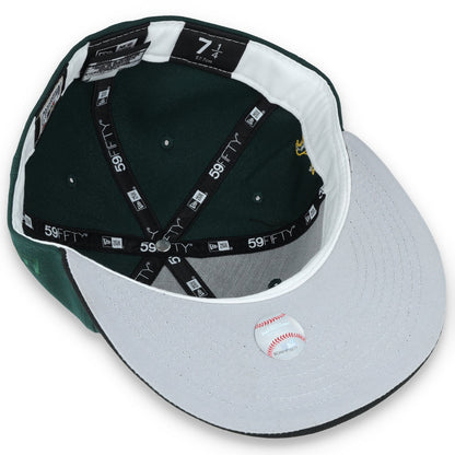 NEW ERA OAKLAND ATHLETICS 30TH ANNIVERSARY SIDE PATCH 59FIFTY FITTED- GREEN
