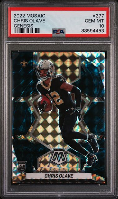 2022 Panini Mosaic - Chris Olave 277 - Genesis  - PSA 10