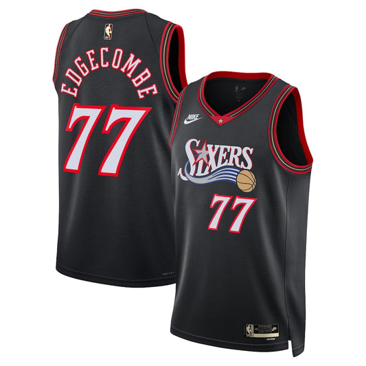 VJ Edgecombe Philadelphia 76ers Unisex Jersey - Classic Edition - Black