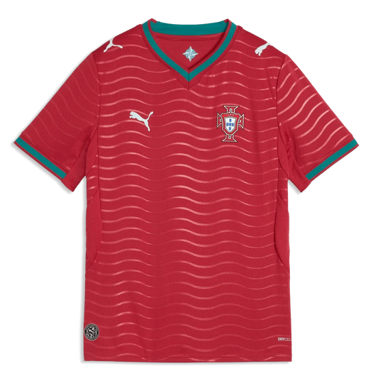 Puma 2026 Portugal Youth Stadium Home Soccer Jersey