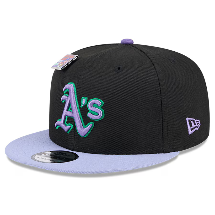 New Era Oakland Athletics Grape Big League Chew Flavor Pack 9FIFTY Snapback Hat