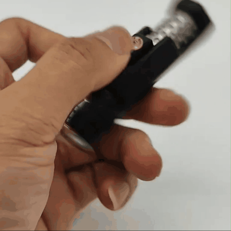 Ratchet Fidget Slider – Titanium 2-Stage Mechanical Smooth Rotation EDC Stress Relief Desk