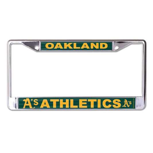 Oakland Athletics MEGA Lic Plt Frame S/L Printed