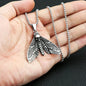 Skull Moth Necklace – Death Gothic Punk Pendant for Alternative Styling, Collecting