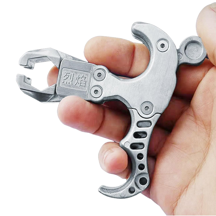 Slingshot Release Device – Stainless Steel Push-Button Clamp with Hunting & Fishing