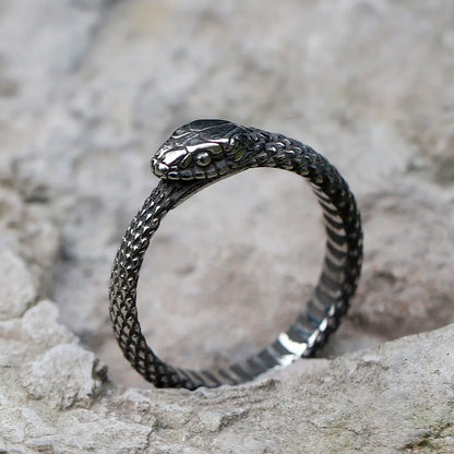 Snake Ring – Ouroboros Serpent Eternity Gothic Viking Punk Statement
