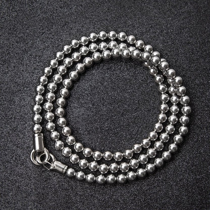 Stainless Steel Bracelet – 316 Self Defense with Quick Release Whip Beads Chain