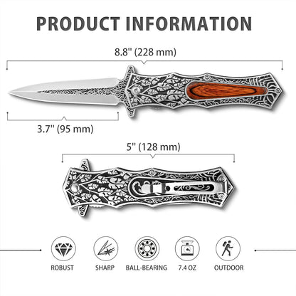 Stainless Steel EDC Knife for Everyday Utility, Collecting, And Outdoor Tasks