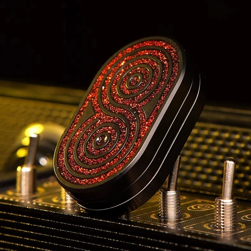 Stainless Steel Fidget Slider – Sound Feedback Spring Ball EDC Stress Relief Desk Toy