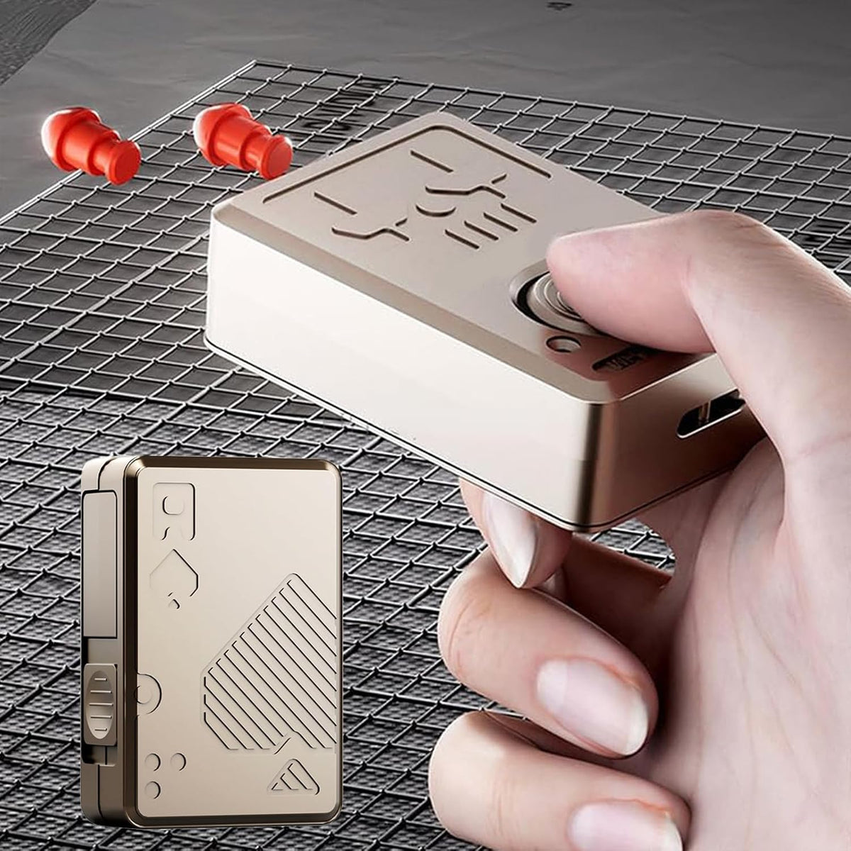 Stainless Steel Fidget Slider – TriggerCards for Desk Breaks, Collecting, And Tactile