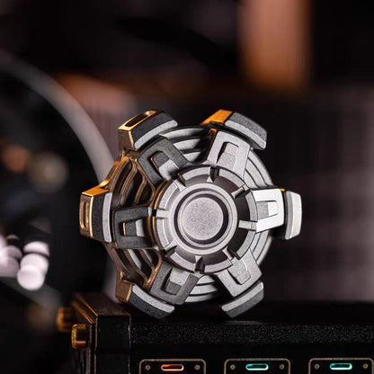 Stainless Steel Fidget Spinner – Machinarium with Dual Ring EDC