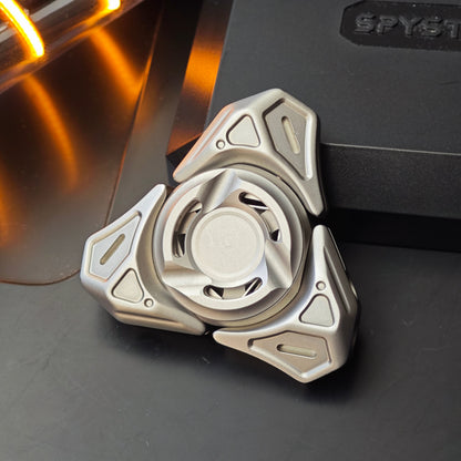 Stainless Steel Fidget Spinner – Metal Armor-Breaking Transformation