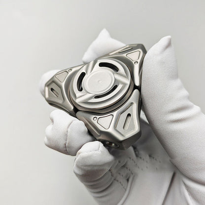 Stainless Steel Fidget Spinner – Metal Armor-Breaking Transformation