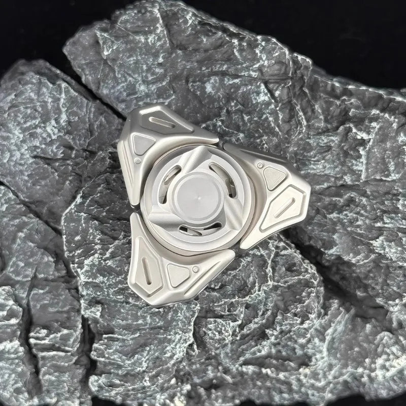 Stainless Steel Fidget Spinner – Metal Armor-Breaking Transformation