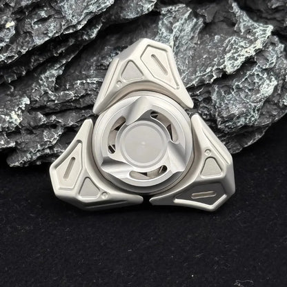 Stainless Steel Fidget Spinner – Metal Armor-Breaking Transformation