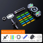 Stainless Steel Fidget Spinner – Metal Glow in the Dark Skull UFO