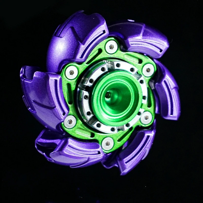 Stainless Steel Fidget Spinner – Metal Mecha Transforming with AlphaRevolve EDC