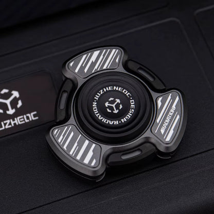 Stainless Steel Fidget Spinner – RadiCore Premium EDC with Aerospace Aluminum &