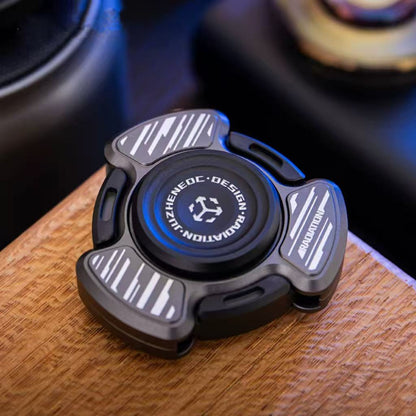Stainless Steel Fidget Spinner – RadiCore Premium EDC with Aerospace Aluminum &