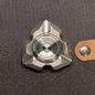 Stainless Steel Fidget Spinner – Valkyrie with Tri-Blade with Noisy Bearing