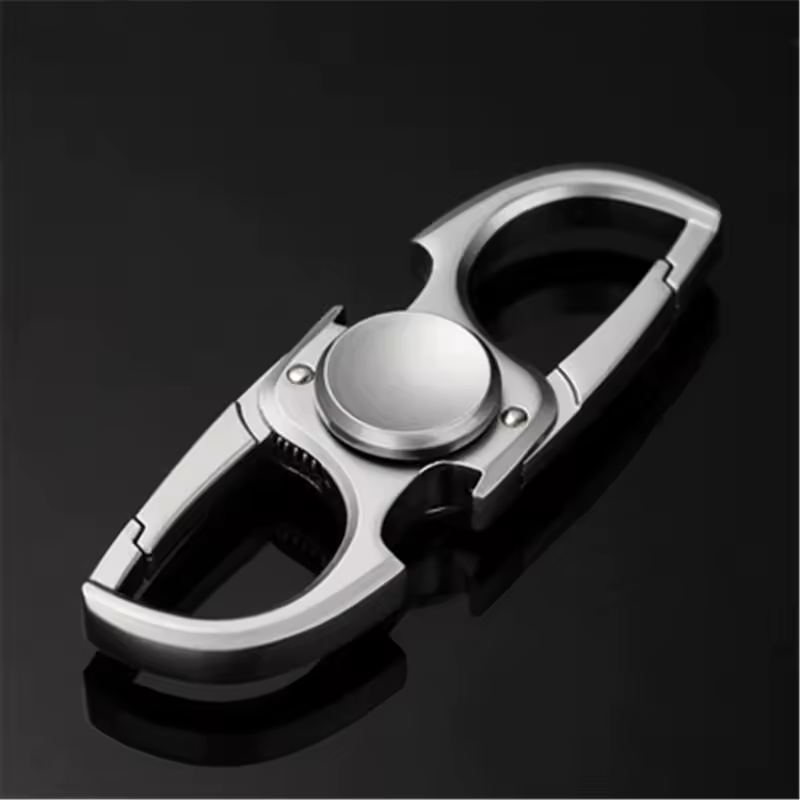 Stainless Steel Fidget Spinner – WarpFang Mecha with EDC Stress Relief Toy