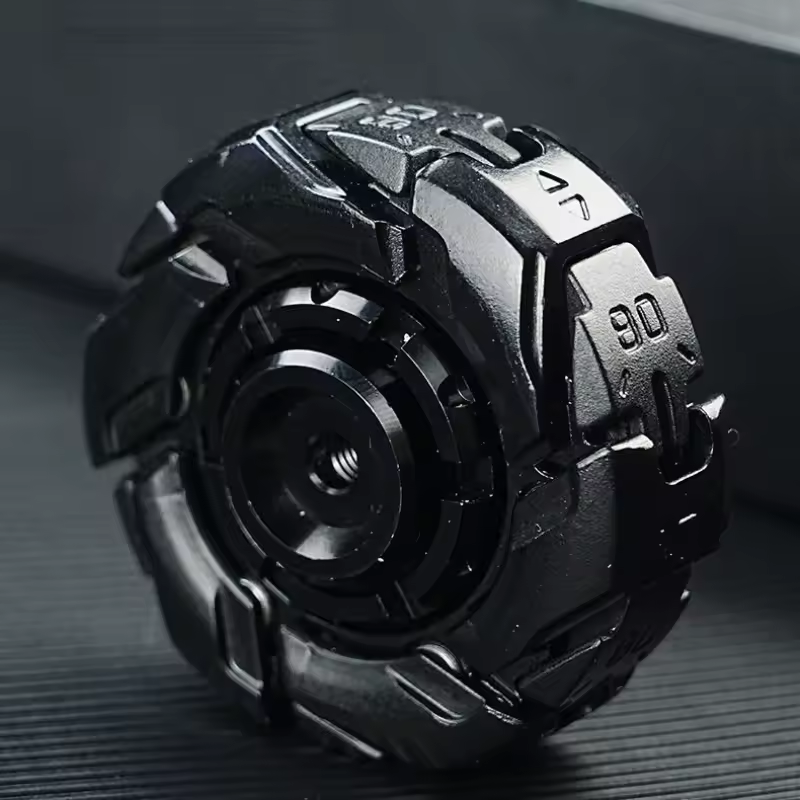 Stainless Steel Fidget Spinner – WarpFang Mecha with EDC Stress Relief Toy