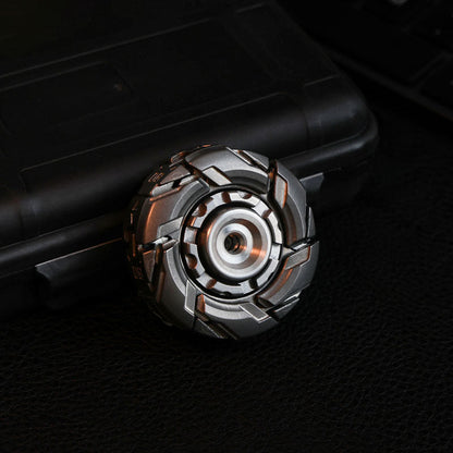 Stainless Steel Fidget Spinner – WarpFang Mecha with EDC Stress Relief Toy