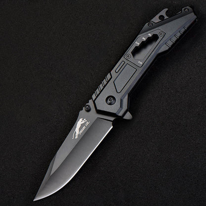 Stainless Steel Folding Knife – Leopard's Edge Multipurpose Pocket