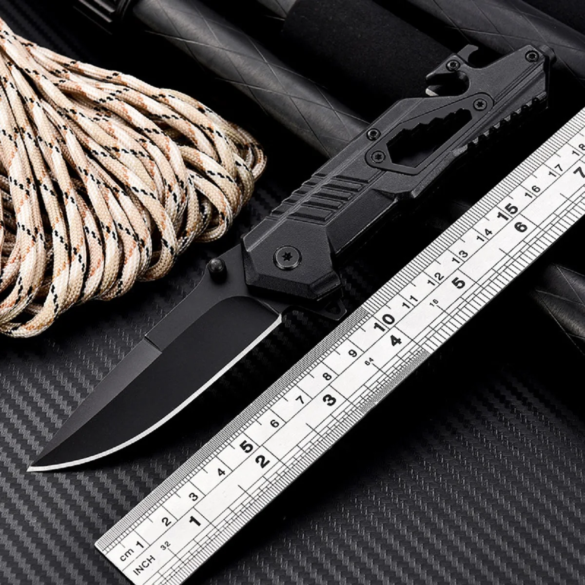 Stainless Steel Folding Knife – Leopard's Edge Multipurpose Pocket