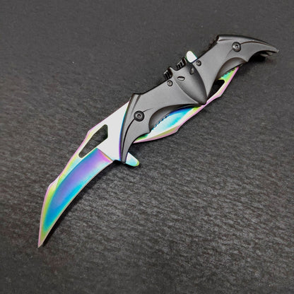 Stainless Steel Folding Knife – The Bat Double-Sided with 3Cr13 EDC