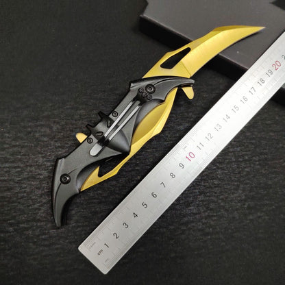 Stainless Steel Folding Knife – The Bat Double-Sided with 3Cr13 EDC