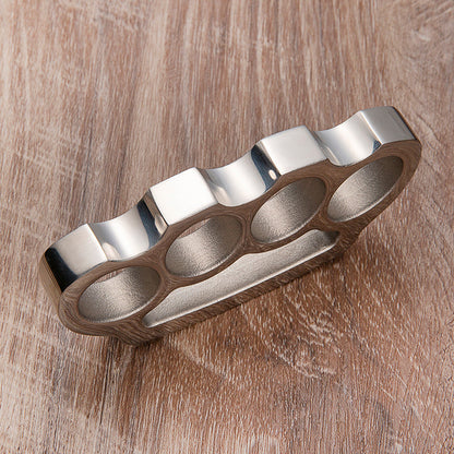Stainless Steel Four Finger Knuckles – 304 Duster with Polished Classic EDC