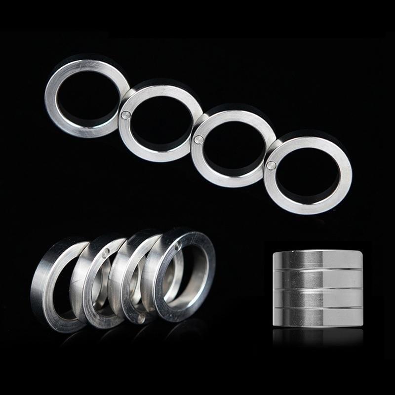 Stainless Steel Four Finger Knuckles – 304 Folding with Transformable Security Friendly