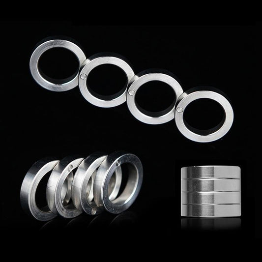 Stainless Steel Four Finger Knuckles – 304 Folding with Transformable Security Friendly