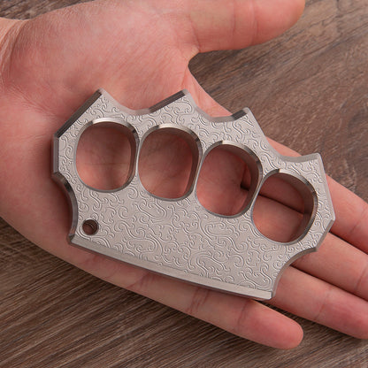 Stainless Steel Knuckles – 304 Black Wukong with Chinese Traditional Engraving 15mm