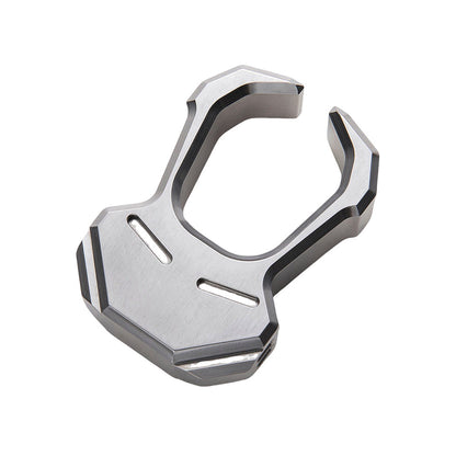 Stainless Steel Knuckles – 304 Tuning Fork Single EDC with Musical Self Defense Ring