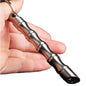 Stainless Steel Kubotan Keychain – 304 Bamboo Self Defense for Desk Breaks, Collecting